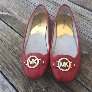 😍Michael Kors Red Flats😍